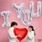 40-Inch Silver ‘I Love You’ Foil Balloon – Giant Heart Balloon for Him, Valentine’s Day & Romantic Party Decorations